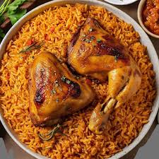 Jollof rice meal